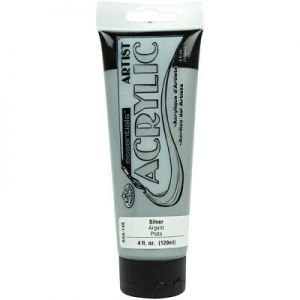 Farba akrylowa R&L 120ml, Srebrna/Silver
